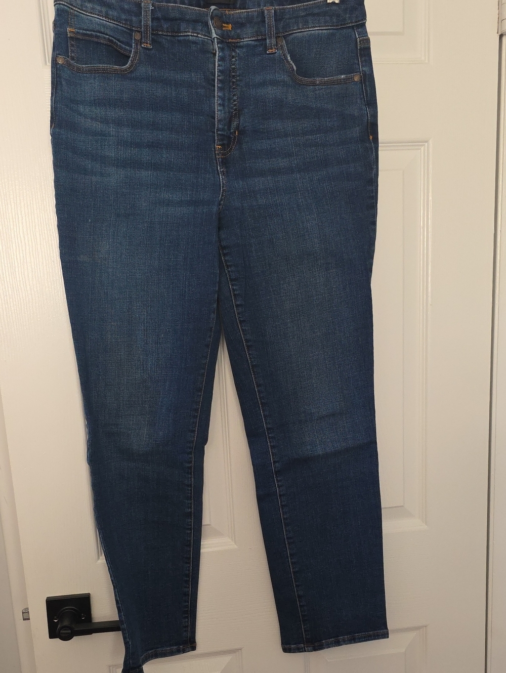 Talbots Straight Leg Jean Women's Blue Waist 10P Jeans
